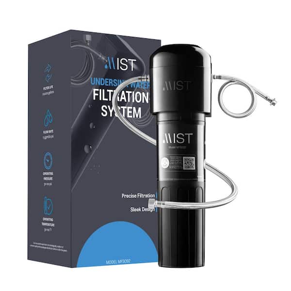 Mist Under Sink Water Filtration System, Certified by IAPMO, 20,000 Gal. Capacity