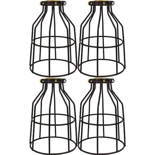 Adamax Lamp Guard for Light Bulbs, Vintage Bulbs, Edison Light Bulb Guard (4-Pack)