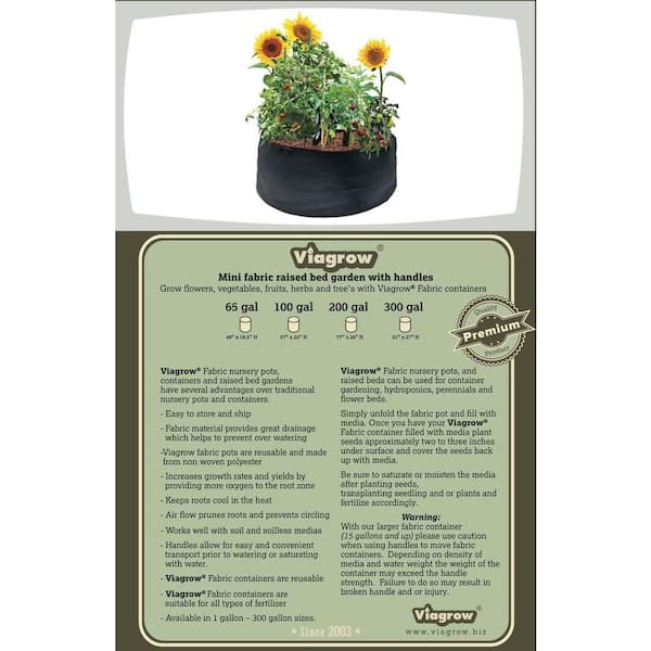 Gorilla Pot Premium Fabric Pots, Tan Fabric Pots and Garden Bags Pots &  Containers Soils & Pots