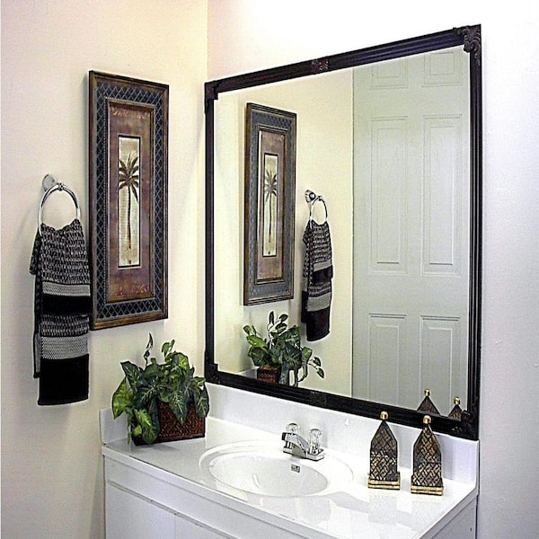 Mirredge 60 In X 1 5, Frame An Existing Bathroom Mirror With A Kit