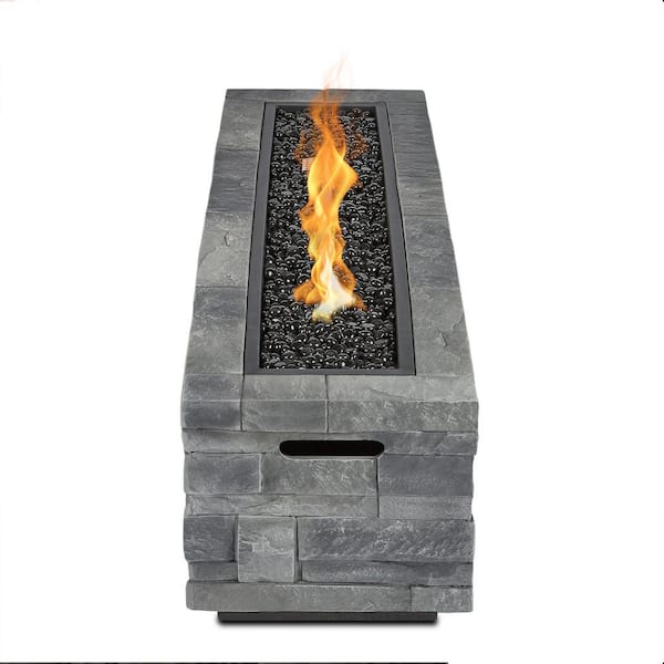 ledgestone propane fire pit