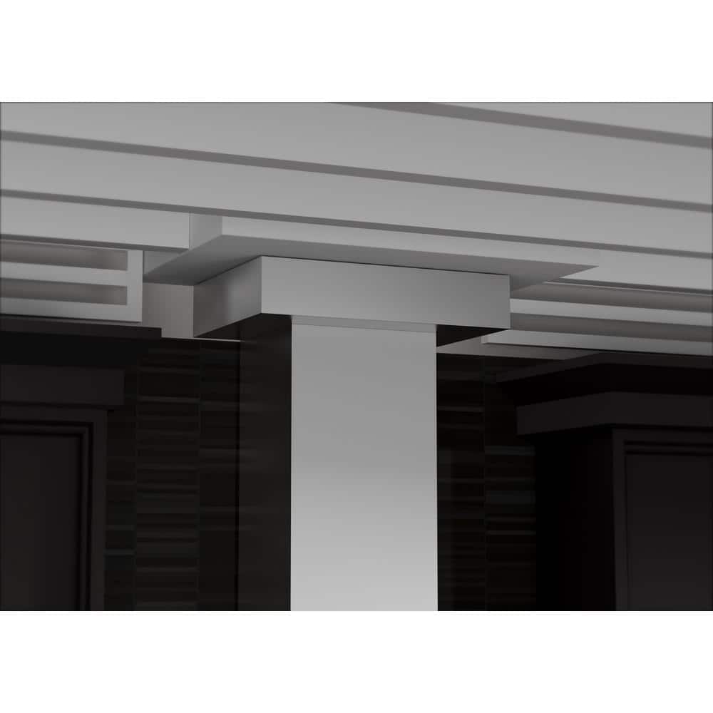 Stainless Steel Crown Molding for Range Hood Chimney Extension
