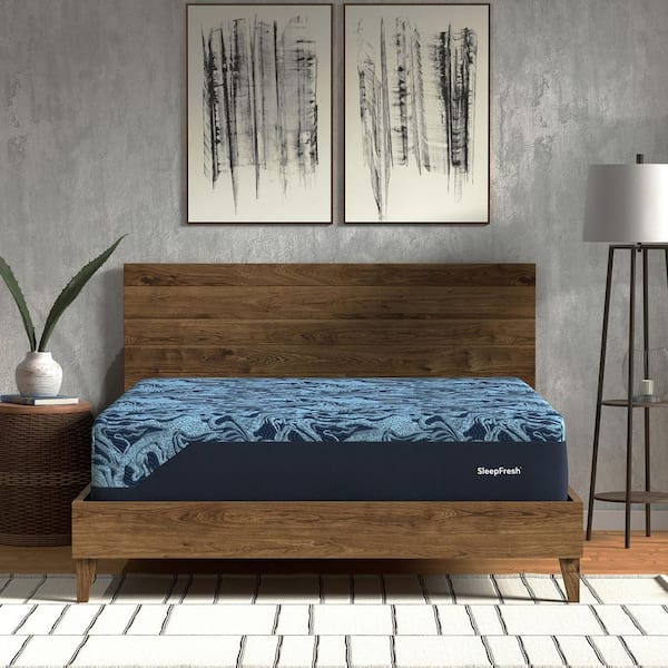 CopperCool Queen Medium Latex 12 in. Bed-in-a-Box Mattress