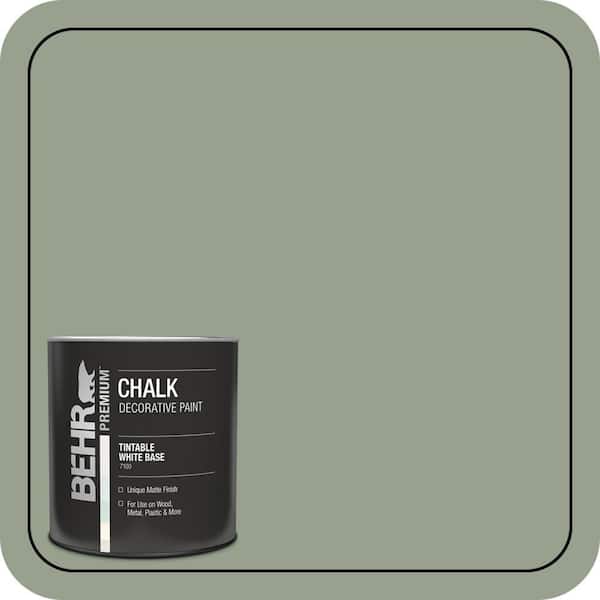 1 qt. #N390-4 BITTER SAGE Interior Chalk Finish Paint