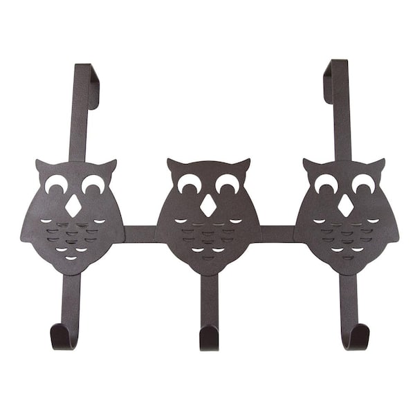 Rod Desyne Over the Door Counter Drawer Owl Organizer Hooks - 3 Hooks ...