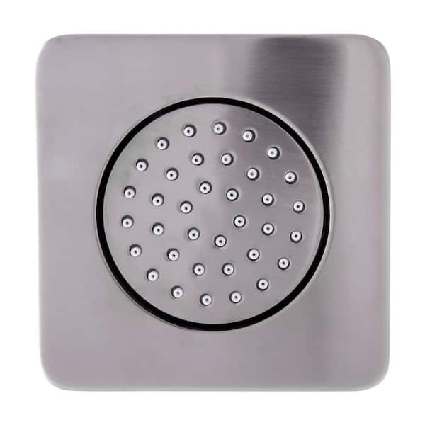 ALFI BRAND 4.13 in. Fixed Shower Head with Adjustable Spray in Brushed Nickel
