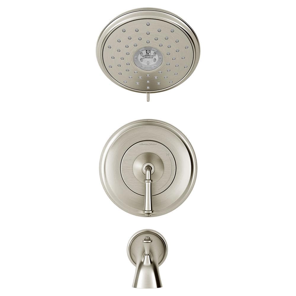 Delancey Brushed Nickel Wall Mounted Shower Trim Kit