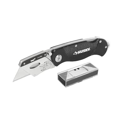 Husky Folding Lock-Back Utility Knife 00000