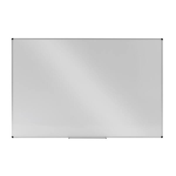 Sandusky 72 in. W x 48 in. H x 2 in. D Dry Erase Board with Tray in White