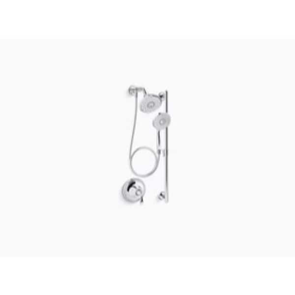 KOHLER Forte Essentials Showering Package 2.5 GPM in Polished Chrome