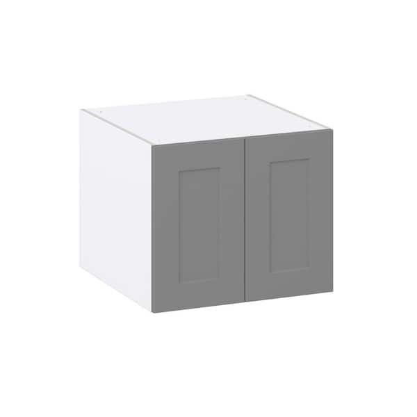 J COLLECTION Bristol Painted 24 in. W x 20 in. H x 24 in. D Slate Gray ...