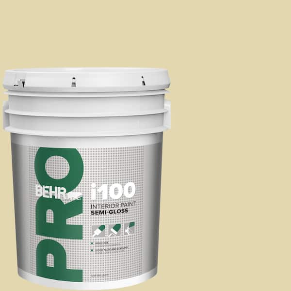 5 gal. #M310-3 Champagne Cocktail Semi-Gloss Interior Paint