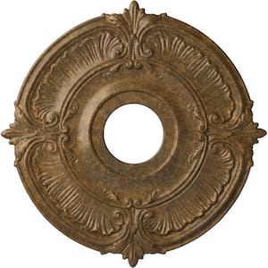 18 in. x 4 in. I.D. x 5/8 in. Attica Urethane Ceiling Medallion (Fits Canopies upto 5 in.), Rubbed Bronze