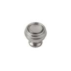 1-1/4 in. Satin Nickel Round Cabinet Knob