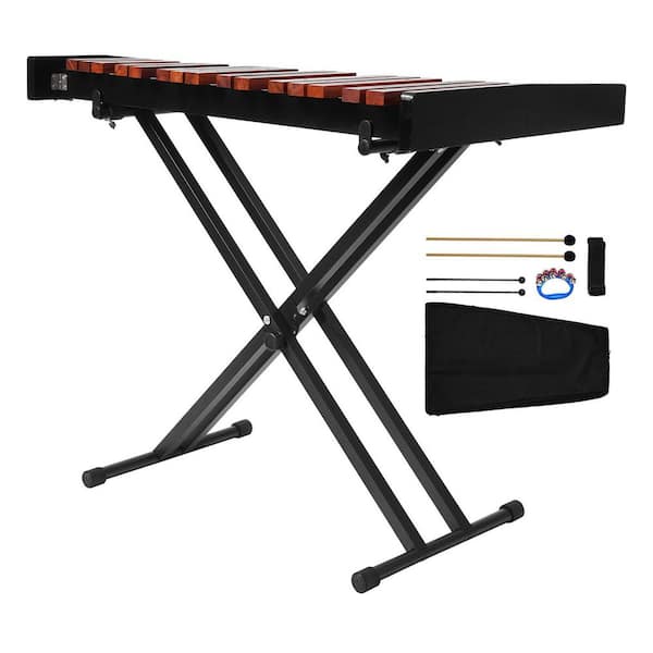 SKYSHALO Glockenspiel Xylophone, 37 Notes, Wooden Professional