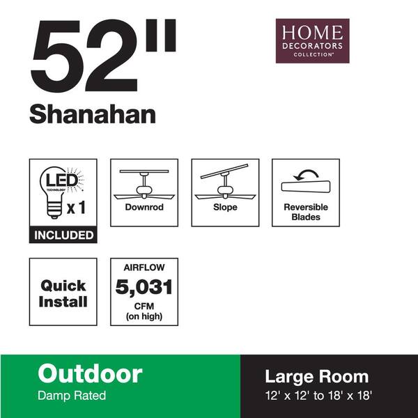 shanahan 52 in ceiling fan