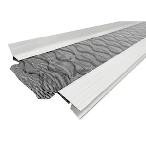5 in. PVC Rail Stainless Steel Micromesh Gutter Guard