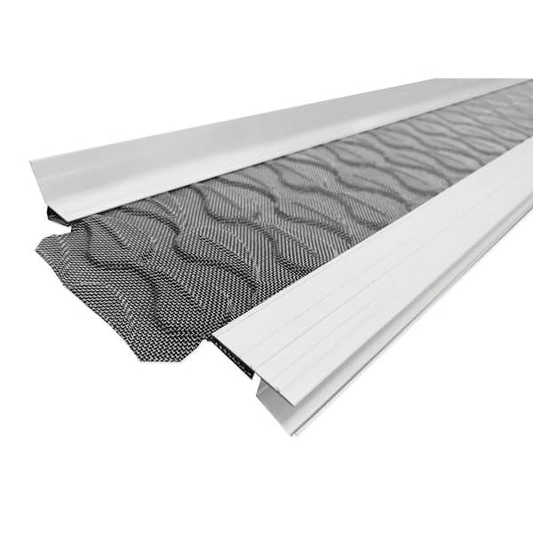 Everbilt 5 in. PVC Rail Stainless Steel Micromesh Gutter Guard