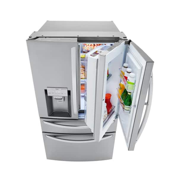LG Refrigerators - 4 Door French Door Counter Depth 23 Cu Ft - LRMDC2306S