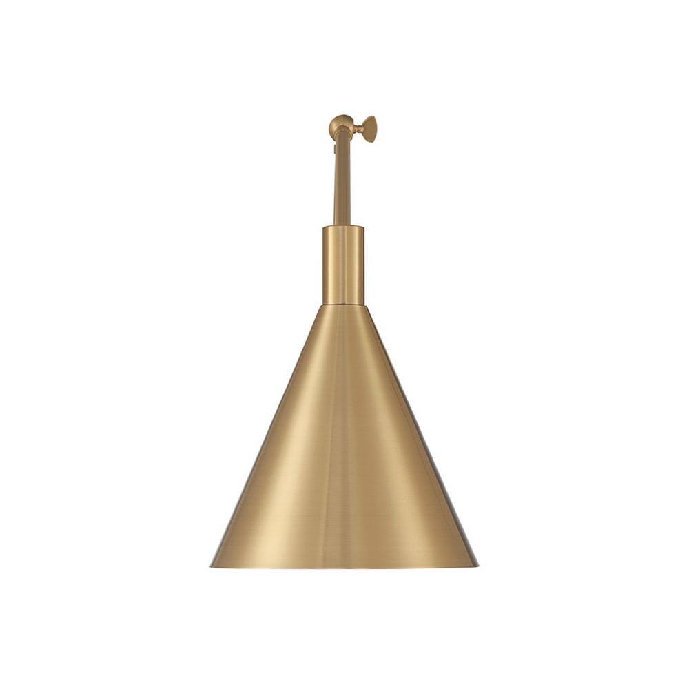 Noble Brass Adjustable Swing Arm Wall Sconce