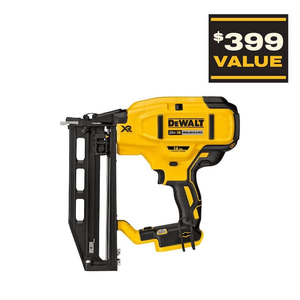 20V MAX XR 16-Gauge Lithium-Ion Cordless Finish Nailer (Tool Only)