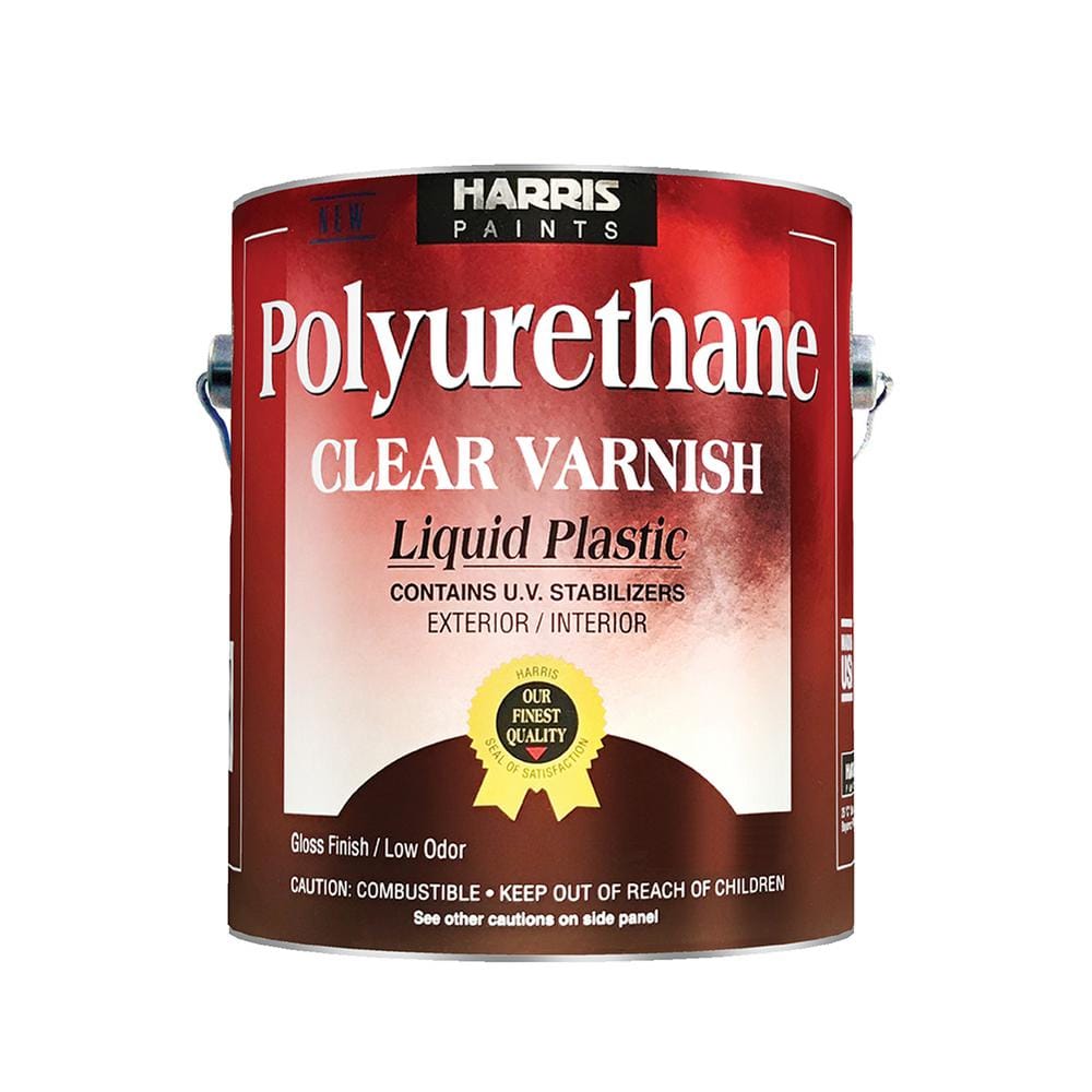 Harris 1 Qt Clear High Gloss Interior Polyurethane Varnish 25102 The   Harris Polyurethane Wood Finish 25102 64 1000 