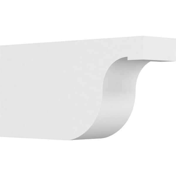 Ekena Millwork 5 in. x 10 in. x 20 in. Standard Del Monte Architectural Grade PVC Rafter Tail Brace