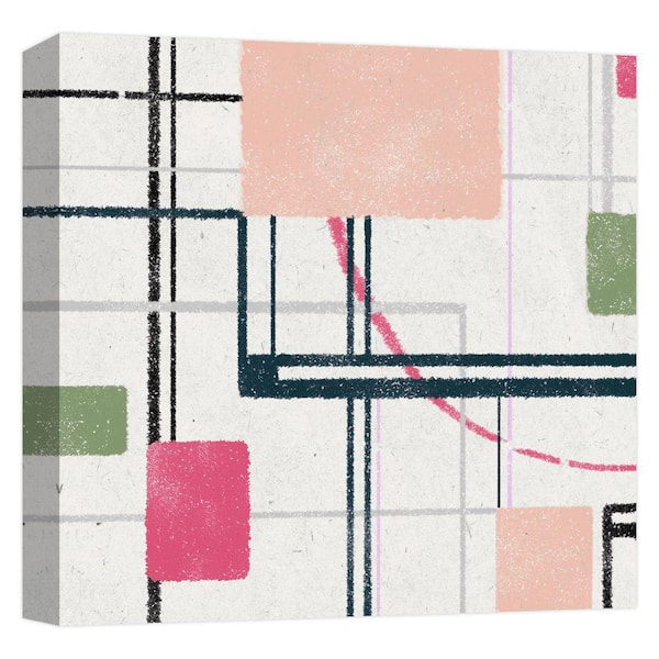 PTM Images Motherboard I'' Canvas Abstract Wall Art 15 in. x 15 in.