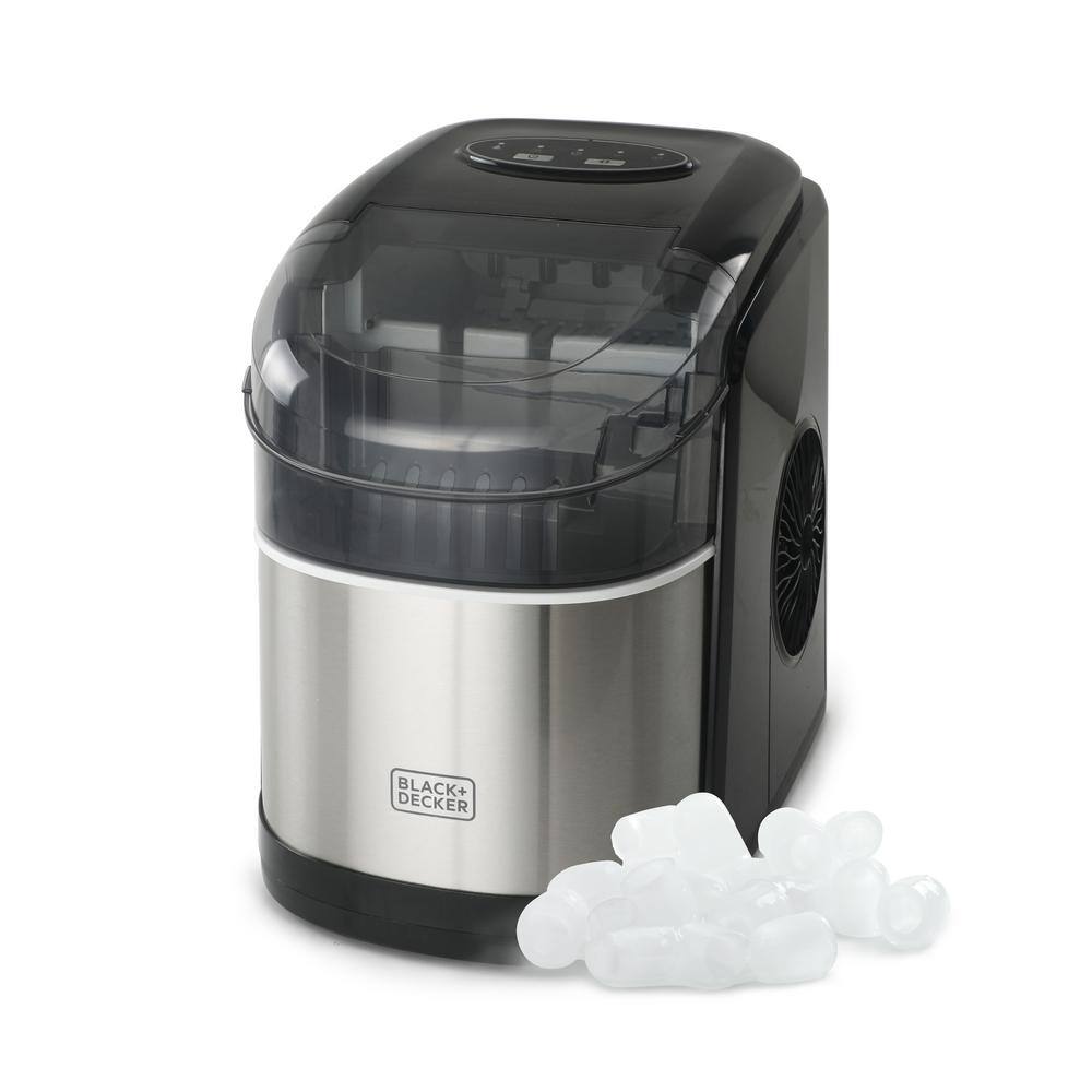 Black+decker 26-lb. Capacity Ice Maker - White