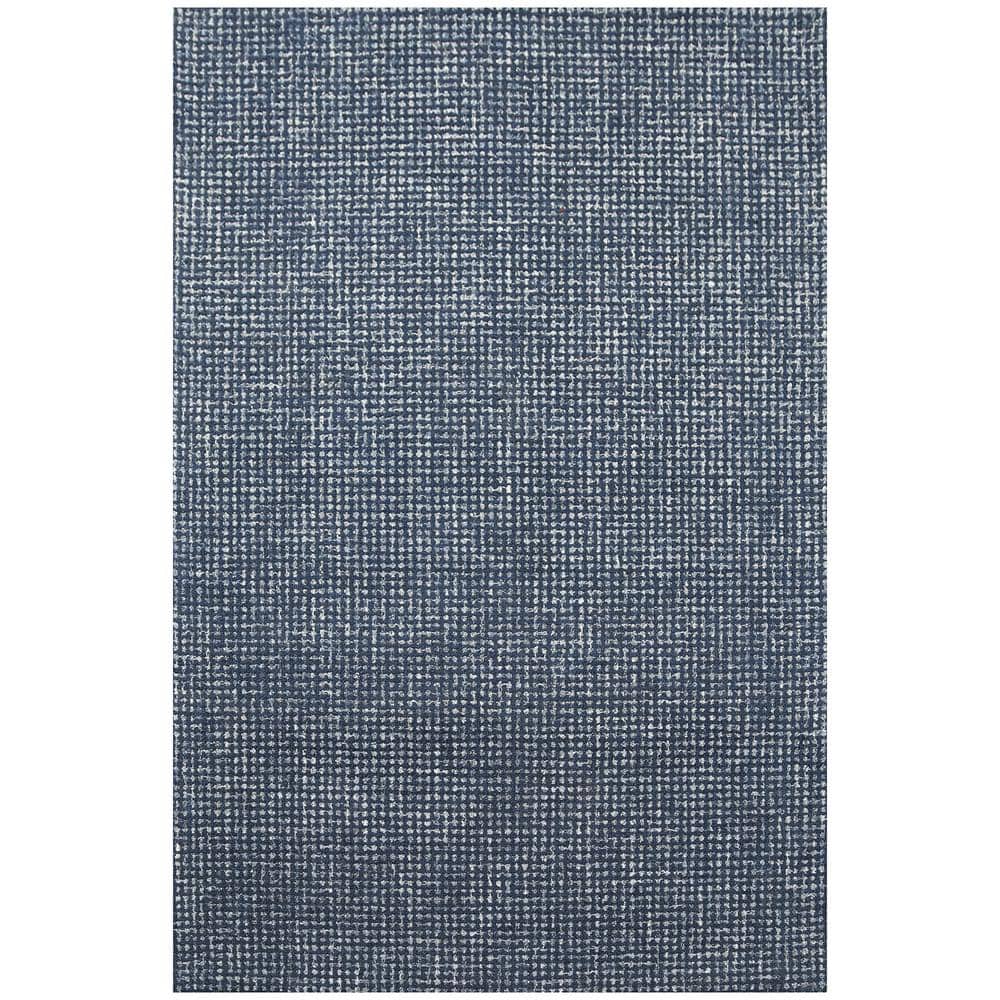 Agra Collection Static Design 5 ft. x 8 ft. Indoor Handmade Wool Area Rug, 5 ft. x 7 ft. 6 in., Blue price history on PriceWatchPro