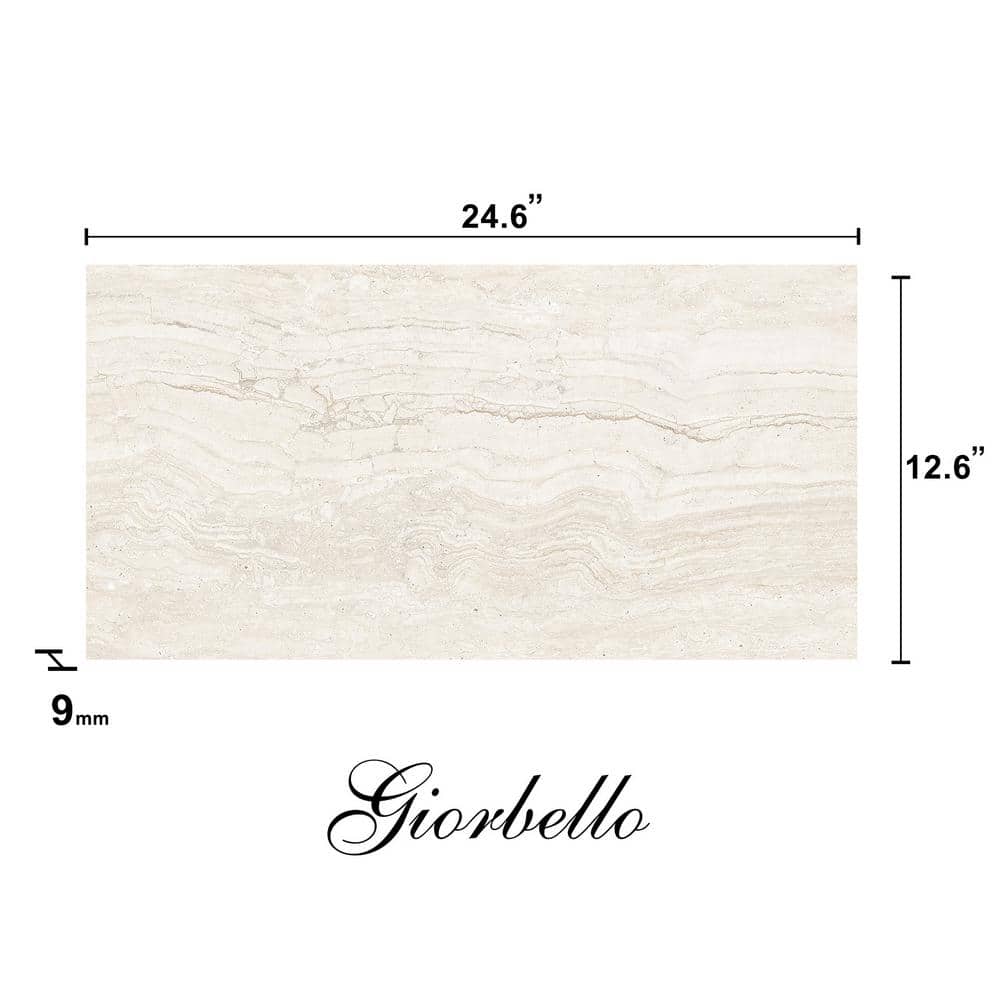 Ivory Matte Porcelain 12" x 24" Rectified Tile