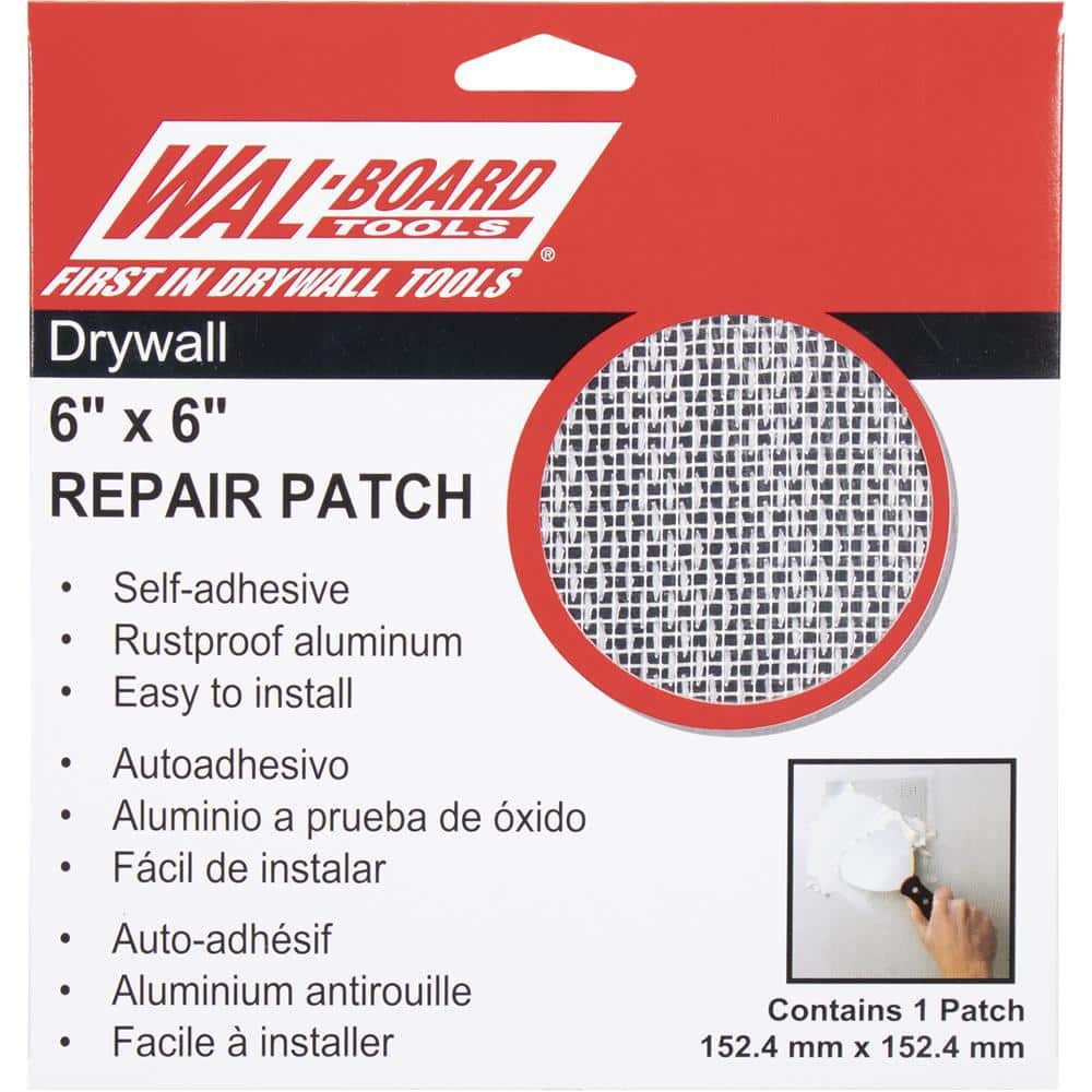 6 in. x 6 in. Drywall Self Adhesive Wall Repair Patch 6 in. x 6 in. Drywall Self Adhesive Wall Repair Patch