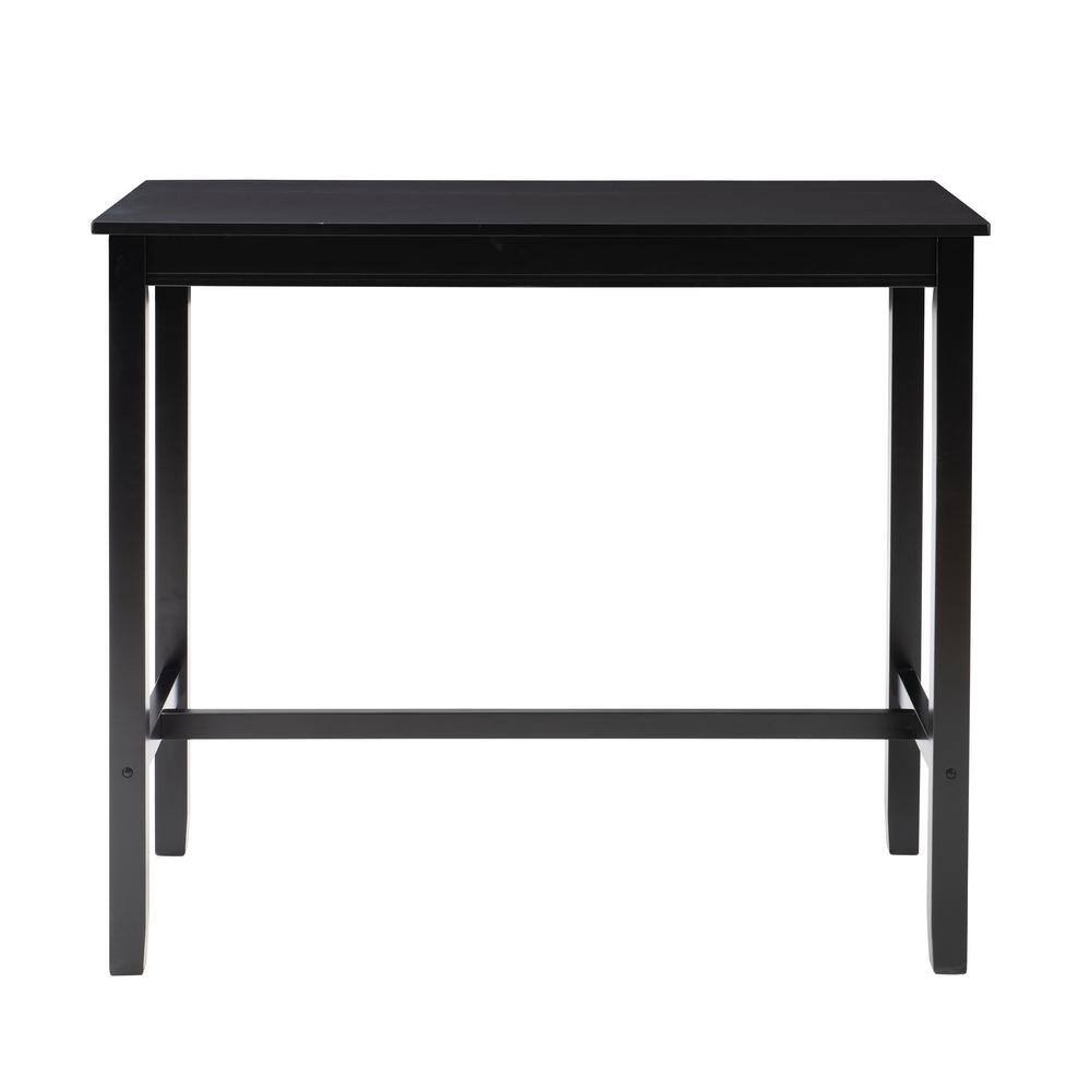 black and white bar table