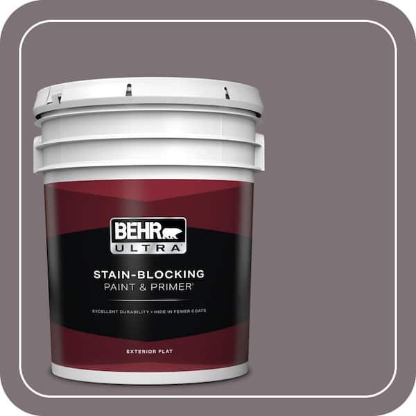 BEHR ULTRA 5 gal. #BNC-30 Enigmatic Flat Exterior Paint & Primer