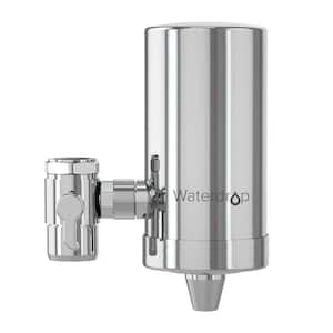WD-FC-06 Stainless-Steel Faucet Water Filter, Reduces Chlorine, Heavy Metals Bad Taste, WD-FC-06 (1 Filter Included)