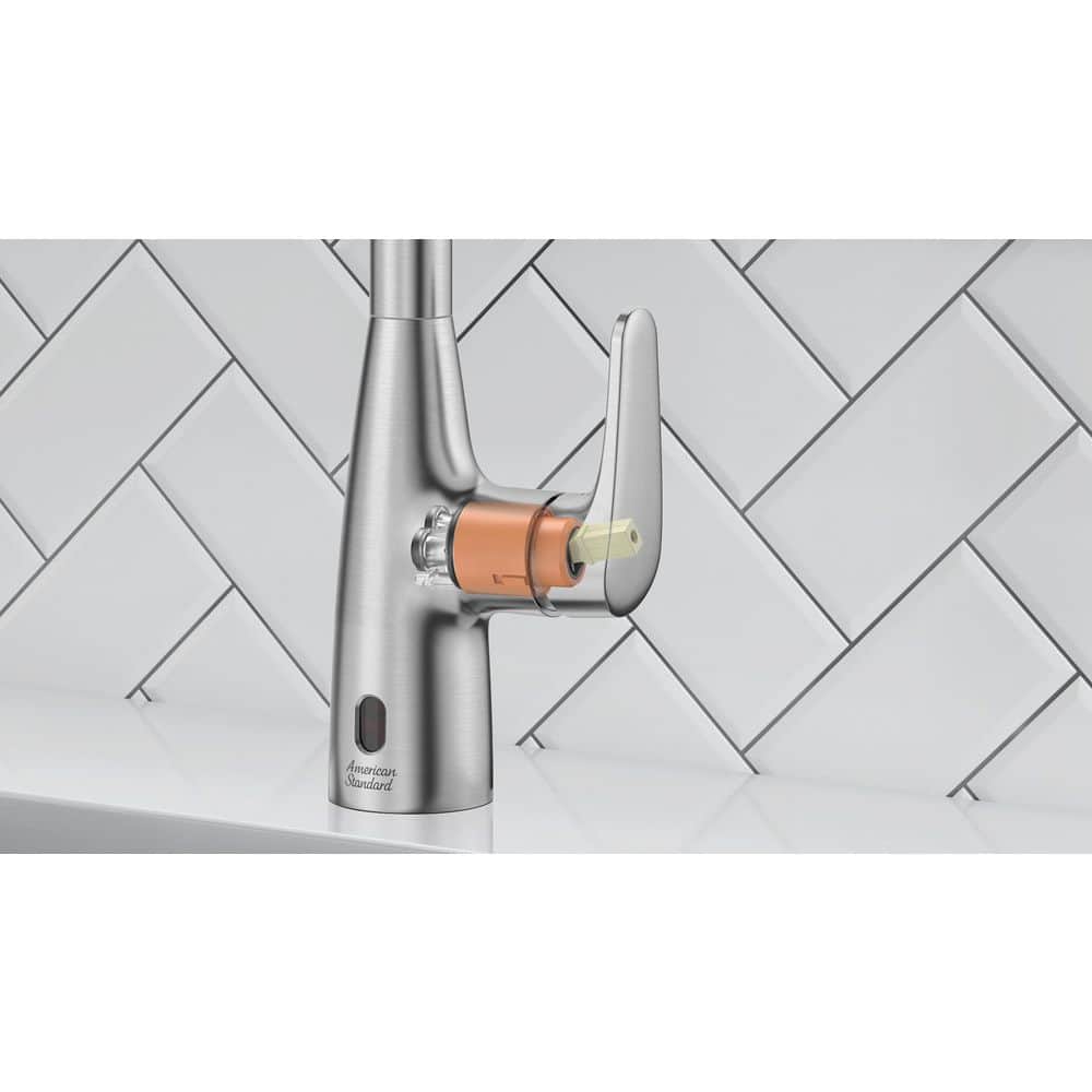 Stainless Steel Touchless Pull-Down Kitchen Faucet with Spray