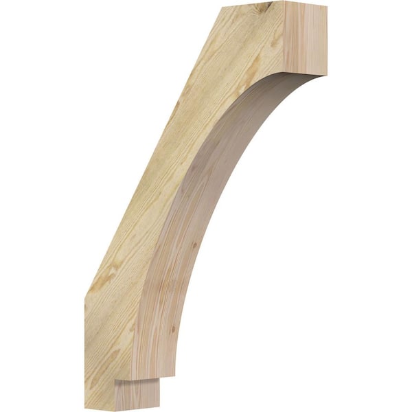 Ekena Millwork 6"W x 24"D x 36"H Imperial Rough Sawn Knee Brace, Douglas Fir