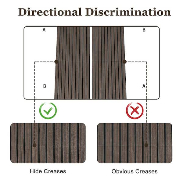 Owndeign 0.2 in. x 1 ft. x 8 ft. Brown Wood Slat Acoustic Panels