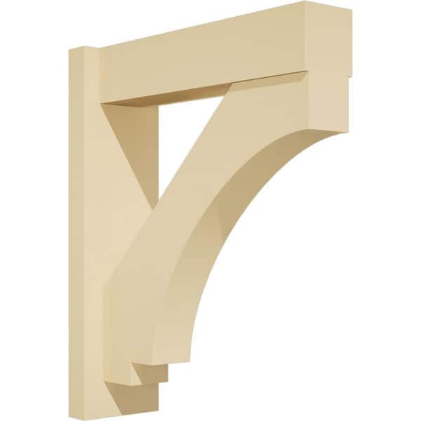 Ekena Millwork Imperial 5 in. W x 20 in. H x 20 in. D Signature Urethane Polyurethane Outlooker with Traditional Ends