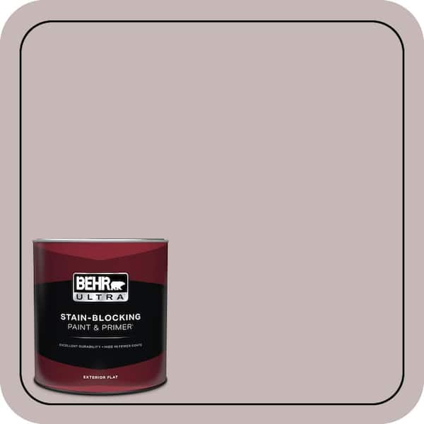 BEHR ULTRA 1 qt. Home Decorators Collection #HDC-CL-25G Georgian Pink Flat Exterior Paint & Primer