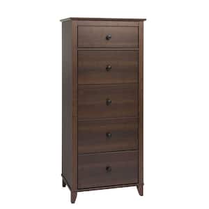 Yaletown 5-Drawer Espresso Chest of Drawers