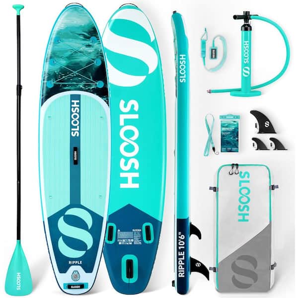 10 ft. 6 in. Inflatable Stand Up Paddle Board, Green