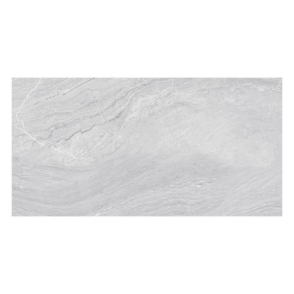 Apollo Tile Sculpt 12.6 in. x 24.6 in. Gray Porcelain Matte Wall and Floor Tile (10.76 sq. ft./case) 5-Pack