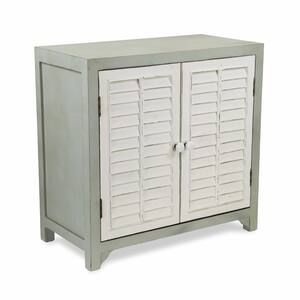 Amelia 27.7 in Green Wood Accent Storage Cabinet