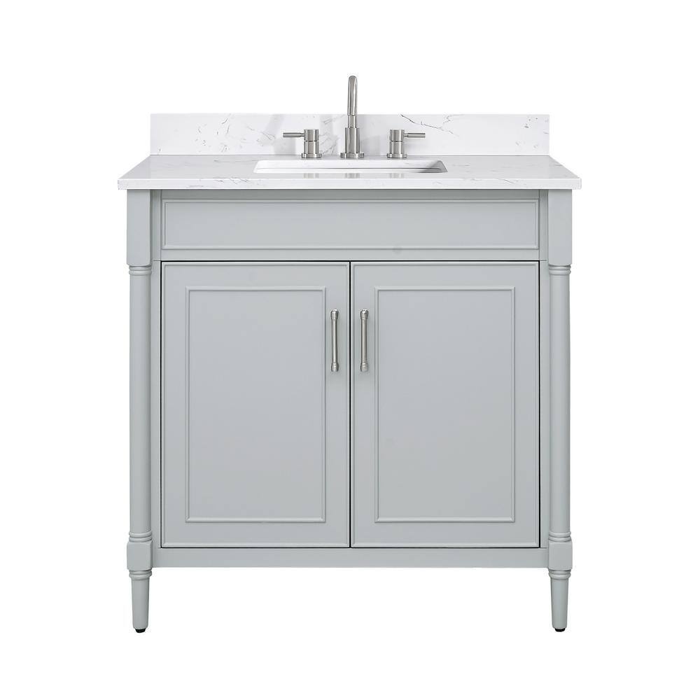 Avanity Bristol 37 in. W. x 22 in. D x 35 in. H Single sink Bath Vanity