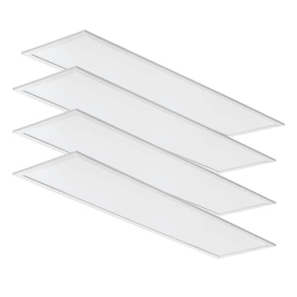 CPX 1 x 4 Dimmable Semi-Gloss White Integrated LED Flat Panel 4-Pack