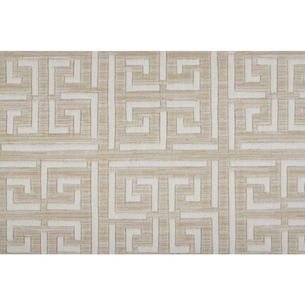 Natural Harmony 9 in. x 9 in. Pattern Carpet Sample - Pandora - Color Dune