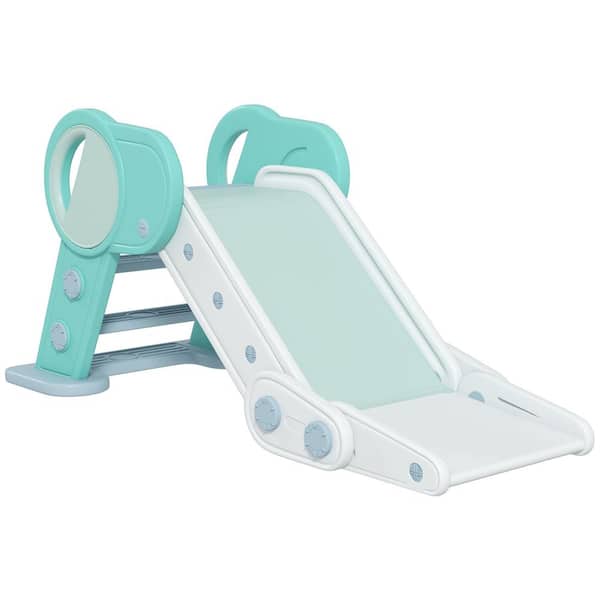 Unbranded Green Toddler Slide, Indoor Foldable Kids Slide for Boys Girls