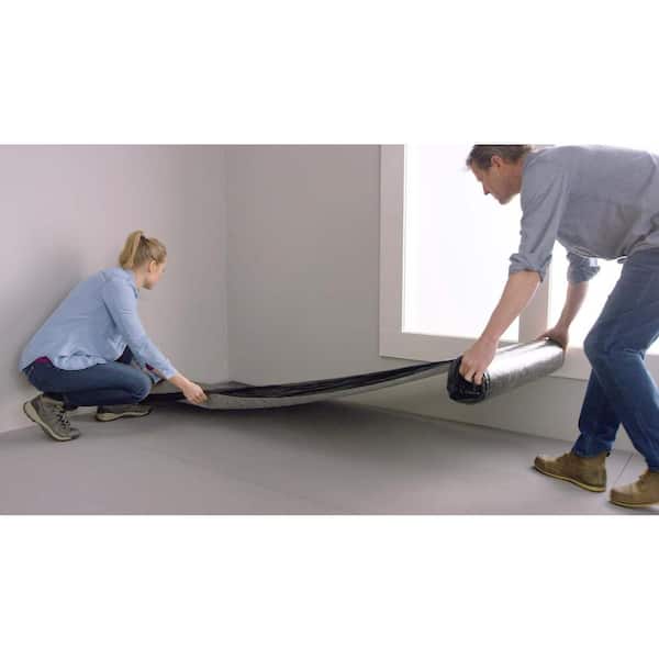 QuietWalk Luxury Vinyl Acoustical and Vapor Barrier 60-ft x 6-ft x 1.4-mm  Premium Felt Flooring Underlayment (360-sq ft / (Roll) at