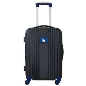 MLB Los Angeles Dodgers 21 in. Black Hardcase 2-Tone Luggage Carry-On Spinner Suitcase